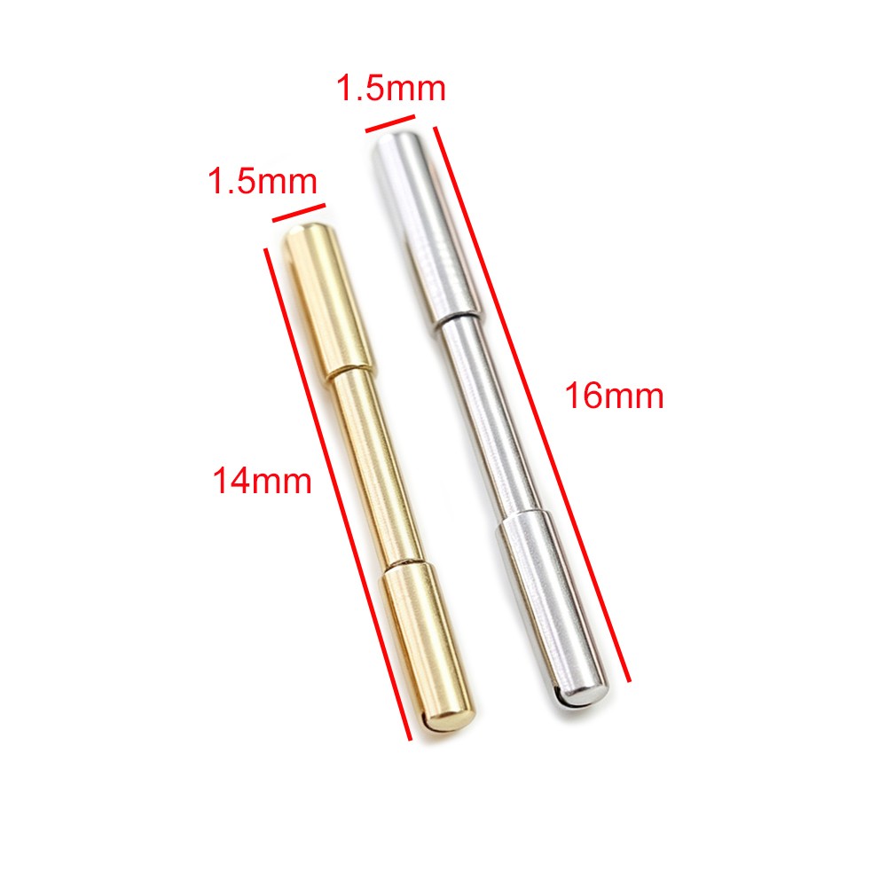 2PCS Watch Screw Tube Pin for BALLON BLEU Watch Band Lug Bracelet Strap 14/16MM