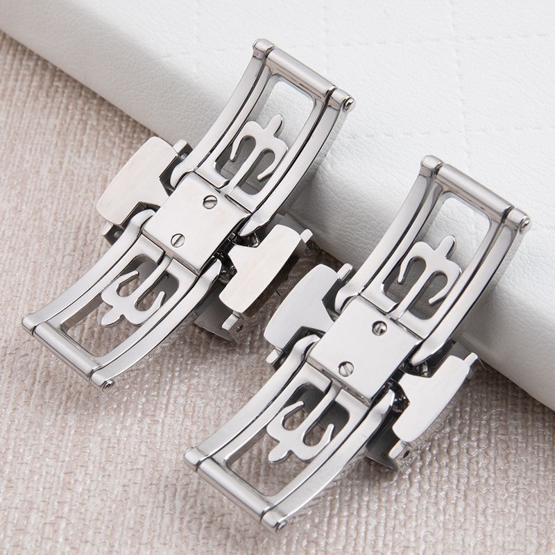 Fit for Patek Philippe Aquanaut Models 16 18mm Steel Folding Buckle Clasp