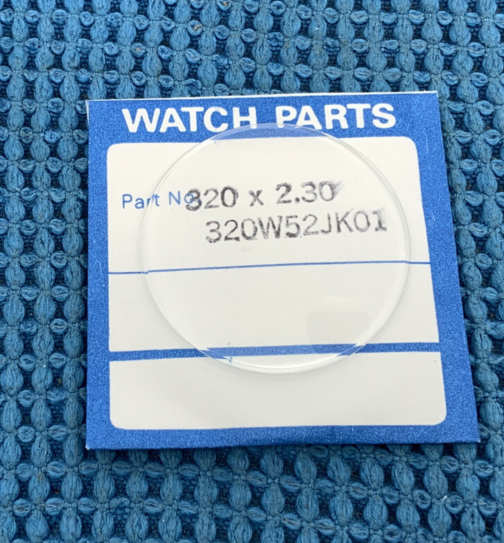 Seiko Crystal 320W52JK01 Unbranded To Fit. New Old Stock. 315-325 R
