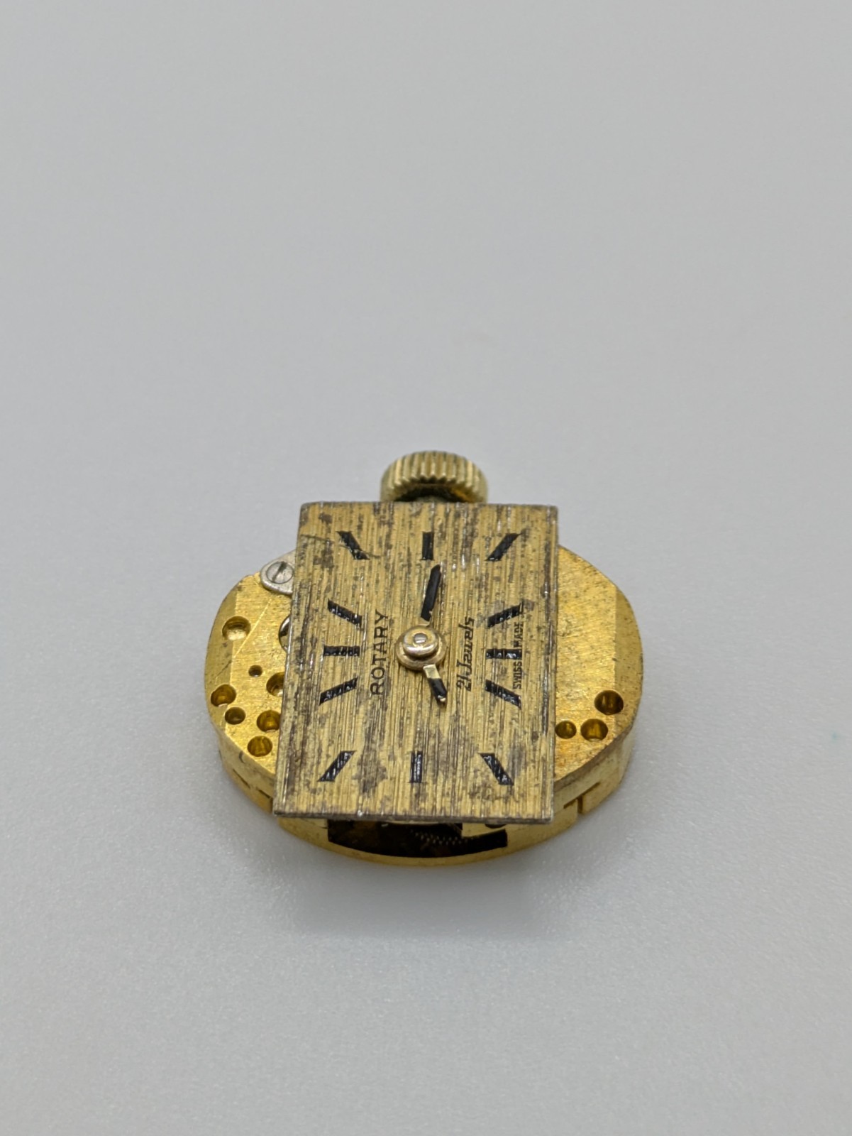 Rotary AS 1777 Manual Watch Movement 21 Jewels Swiss Untested 16.4mm
