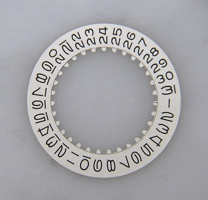 Vintage Genuine Rolex 3035 Silver Date Disc – Submariner / GMT‑Master – Original