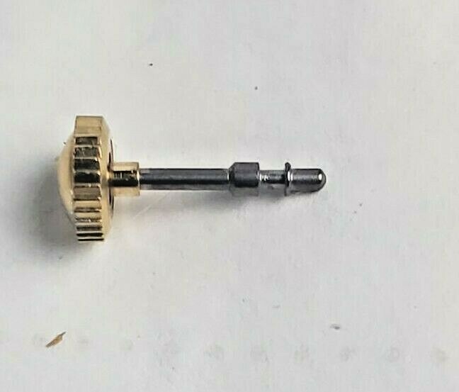 Genuine NOS Timex Sprite Stem and Crown Assembly Gold or Silver m24