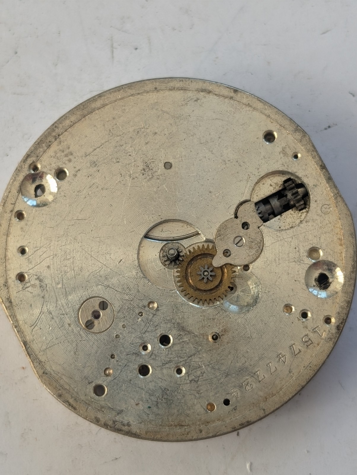 Vintage Cyma 998 Mechanical Pocket Watch Movement (Untested)
