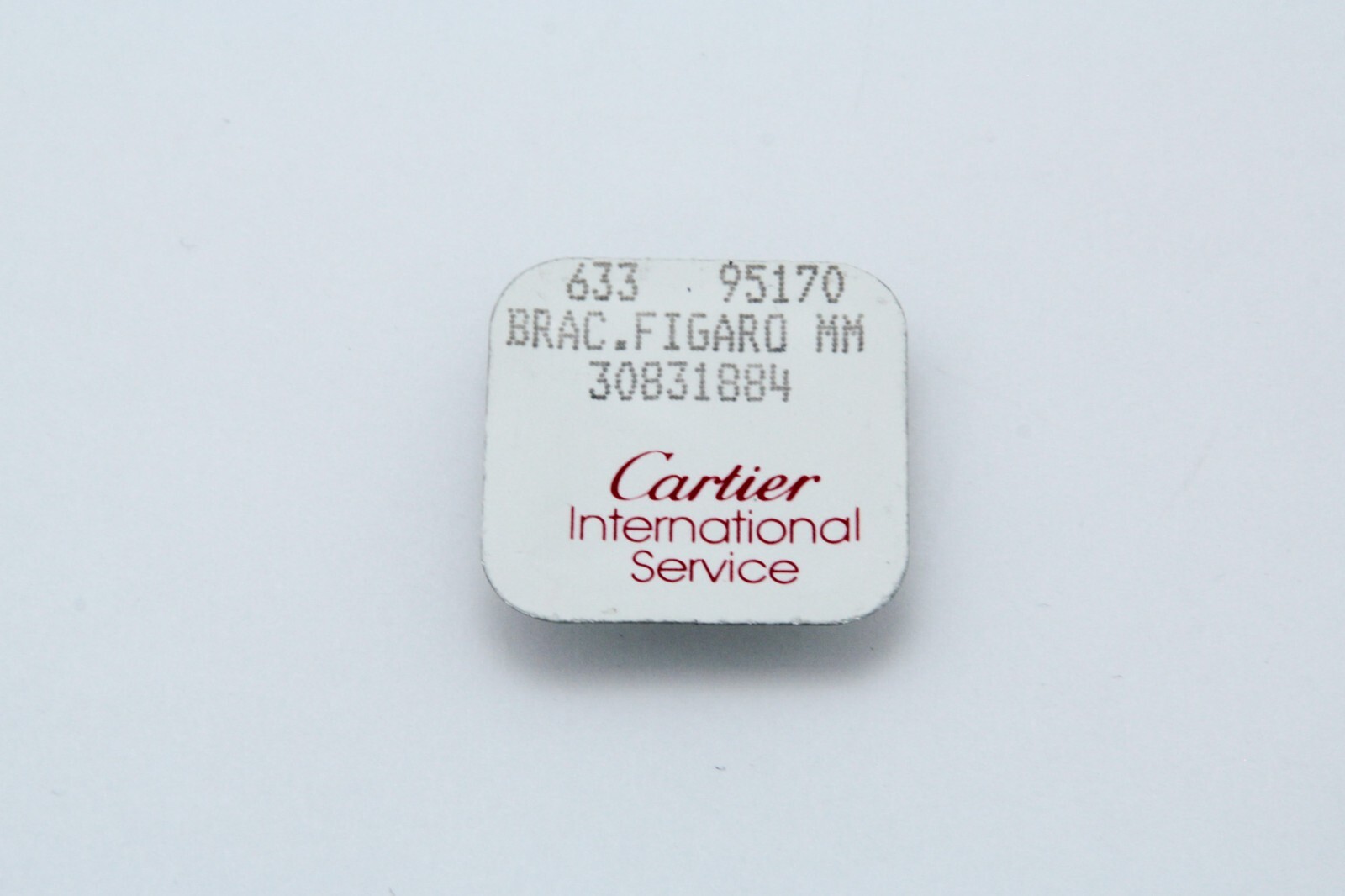 Authentic Cartier Panther Figaro Watch Link Part Stainless Steel Ref. 30831884