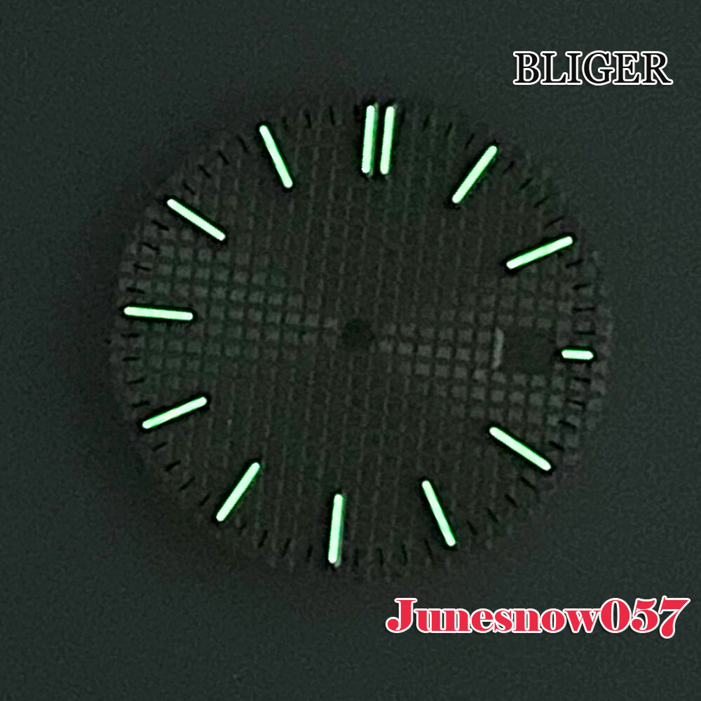 Accessories 31.7mm Watch Black/Blue/Silver/Green Dial With Date Window Fit NH35A