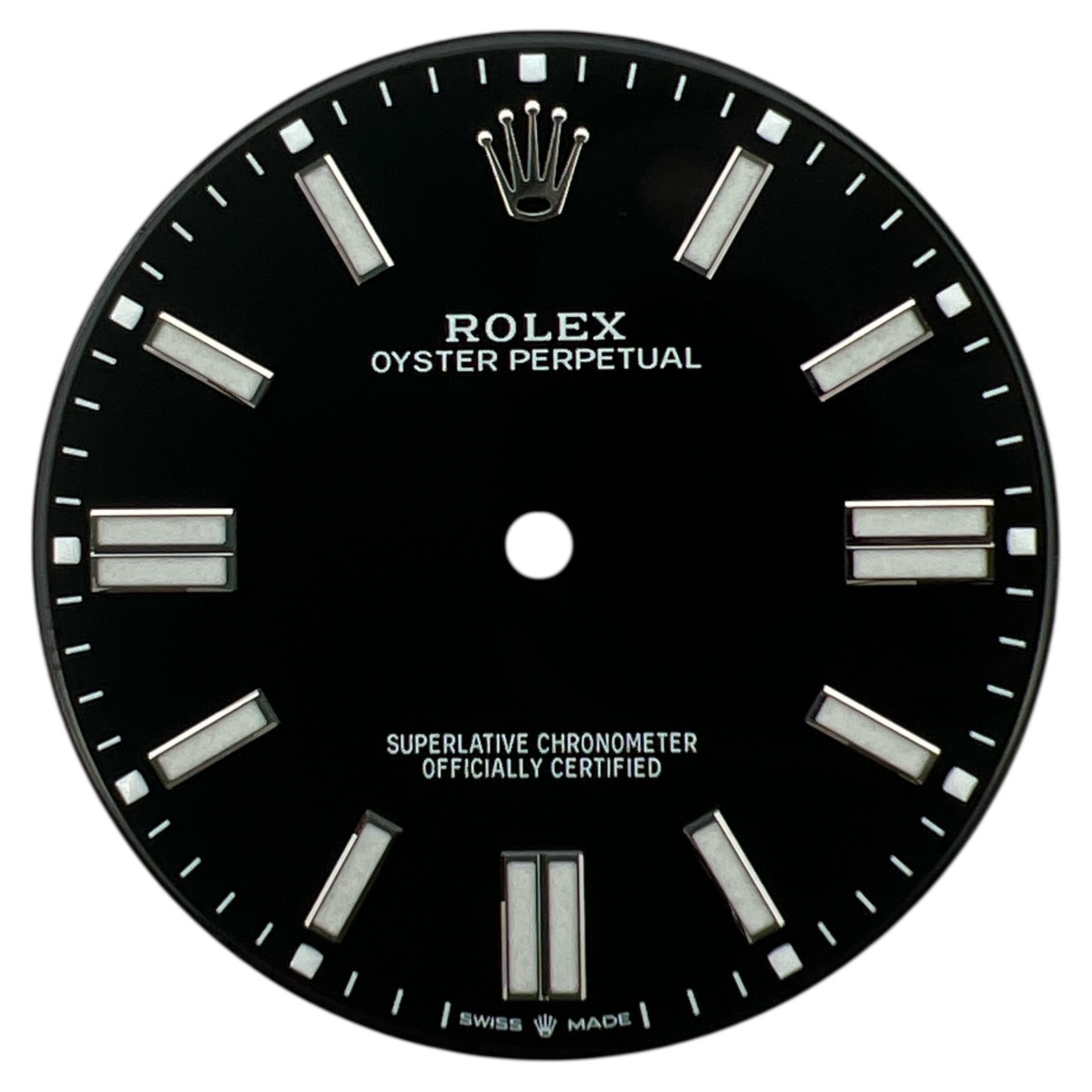 Genuine Rolex Oyster Perpetual 41mm Dial Black & Steel 124300