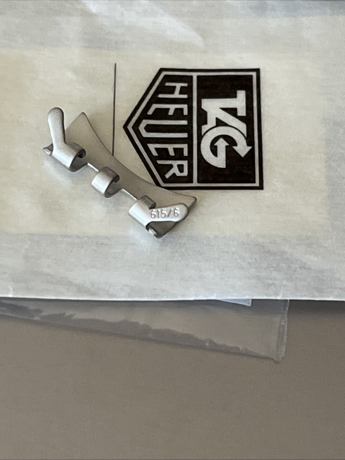 TAG Heuer Watch Bracelet (1) END PIECE Link 15 mm Two-Tone FB300B 615/8 Matte