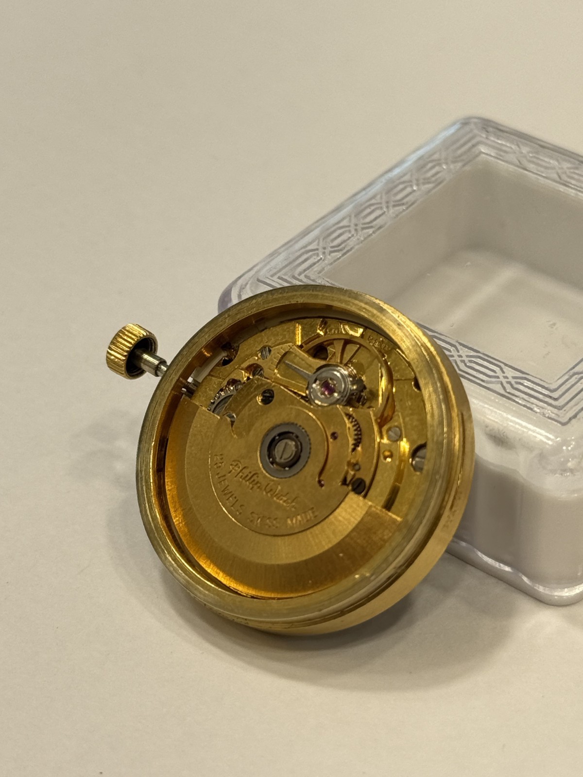 Movement Philip Watch Eta 2834-2 Automatic Swiss Made 25 Jewels Running