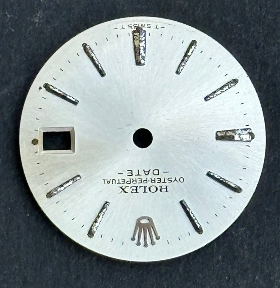 Vintage Rolex Oyster Perpertual Date Watch Dial For 26mm Case 6517 6519 6917