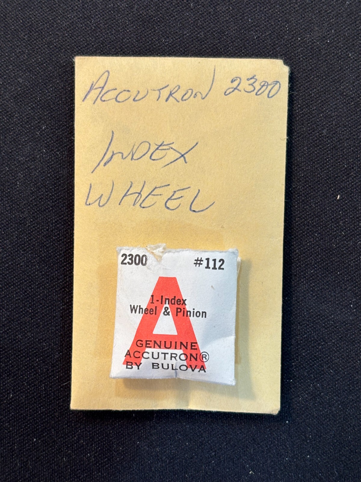 Bulova Accutron 2300 Index Wheels #112