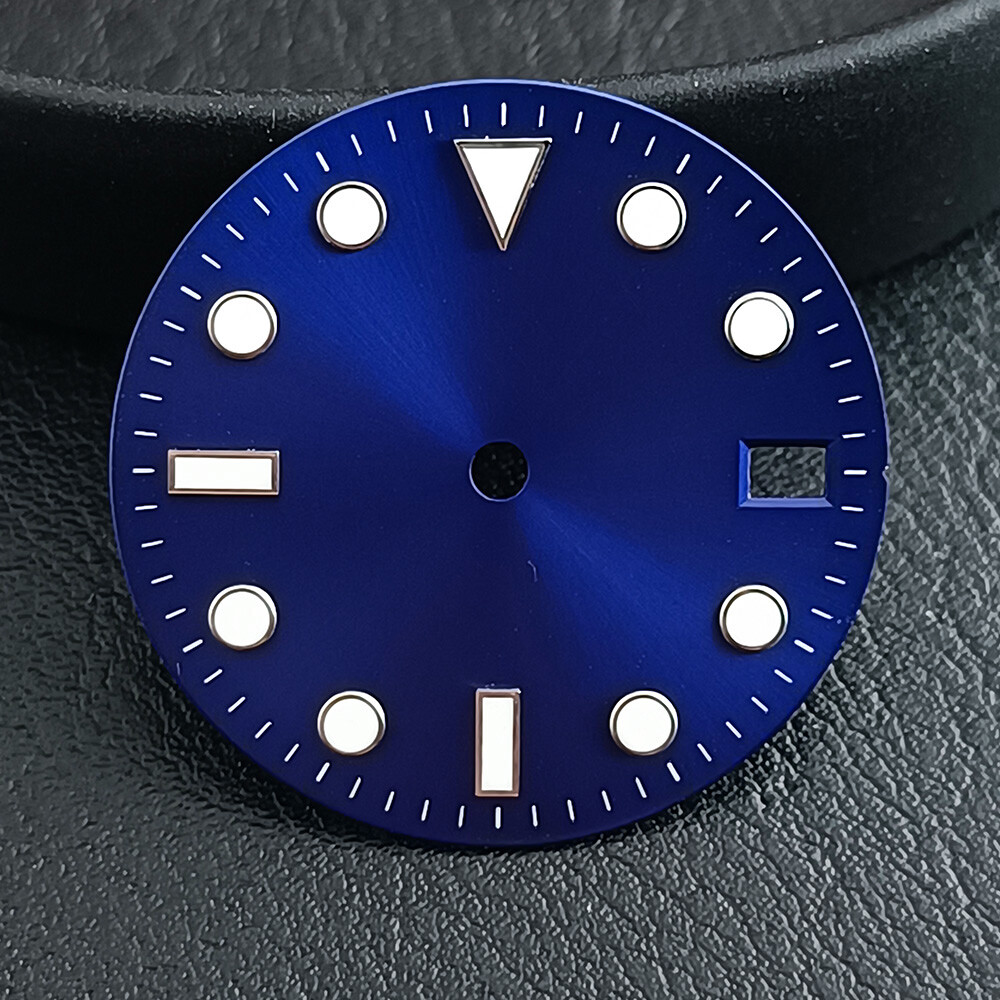 28.5mm nh35 dial green luminous for NH35/36 mechanical movements dial accessorie