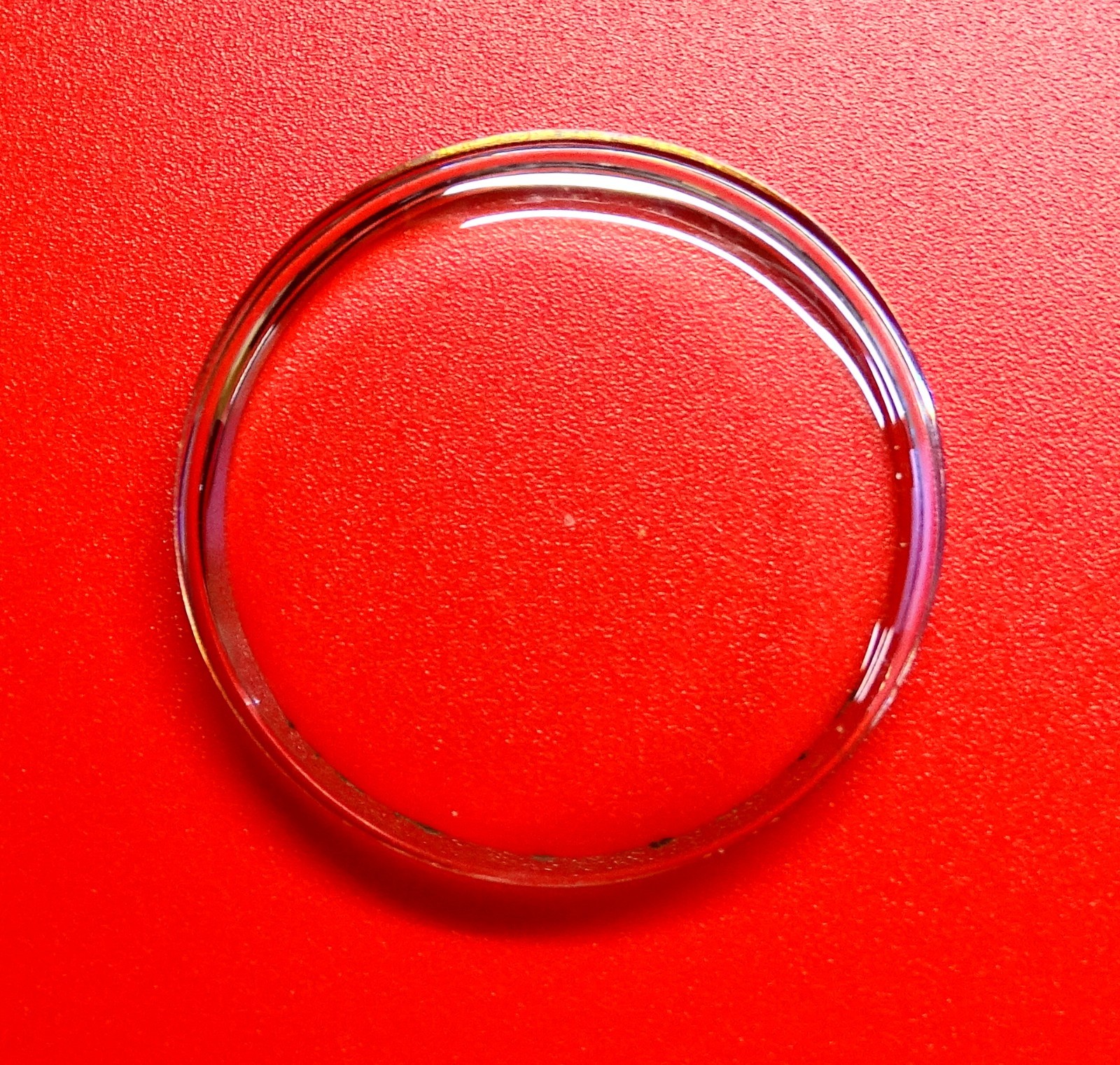 Diving Watch Glass Steel Chrome Ring Ø 23.0 Mm Height 4.6 Mm