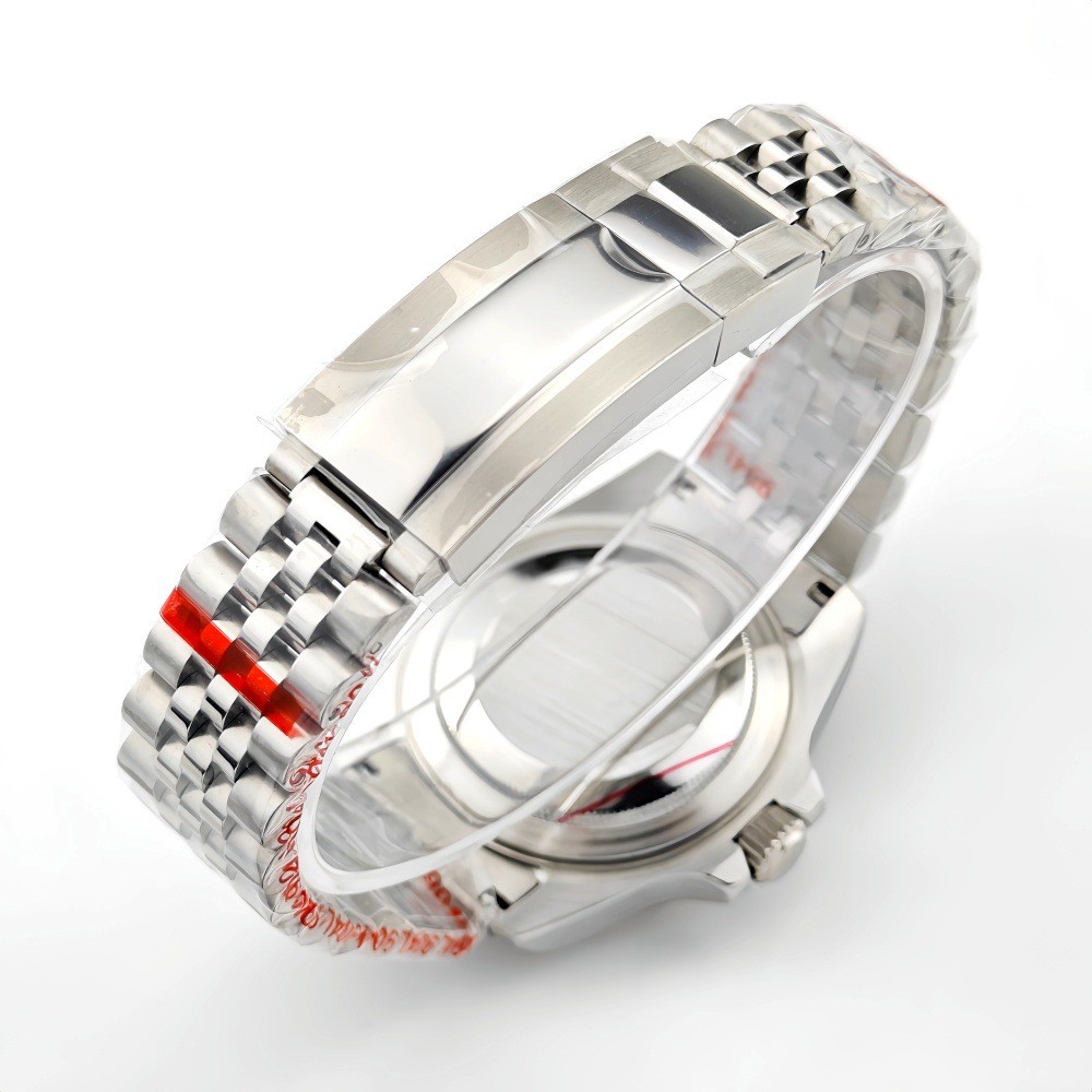 40mm Sapphire glass White ceramic bezel Watch Case fit japan NH35 NH36 MOVEMENT