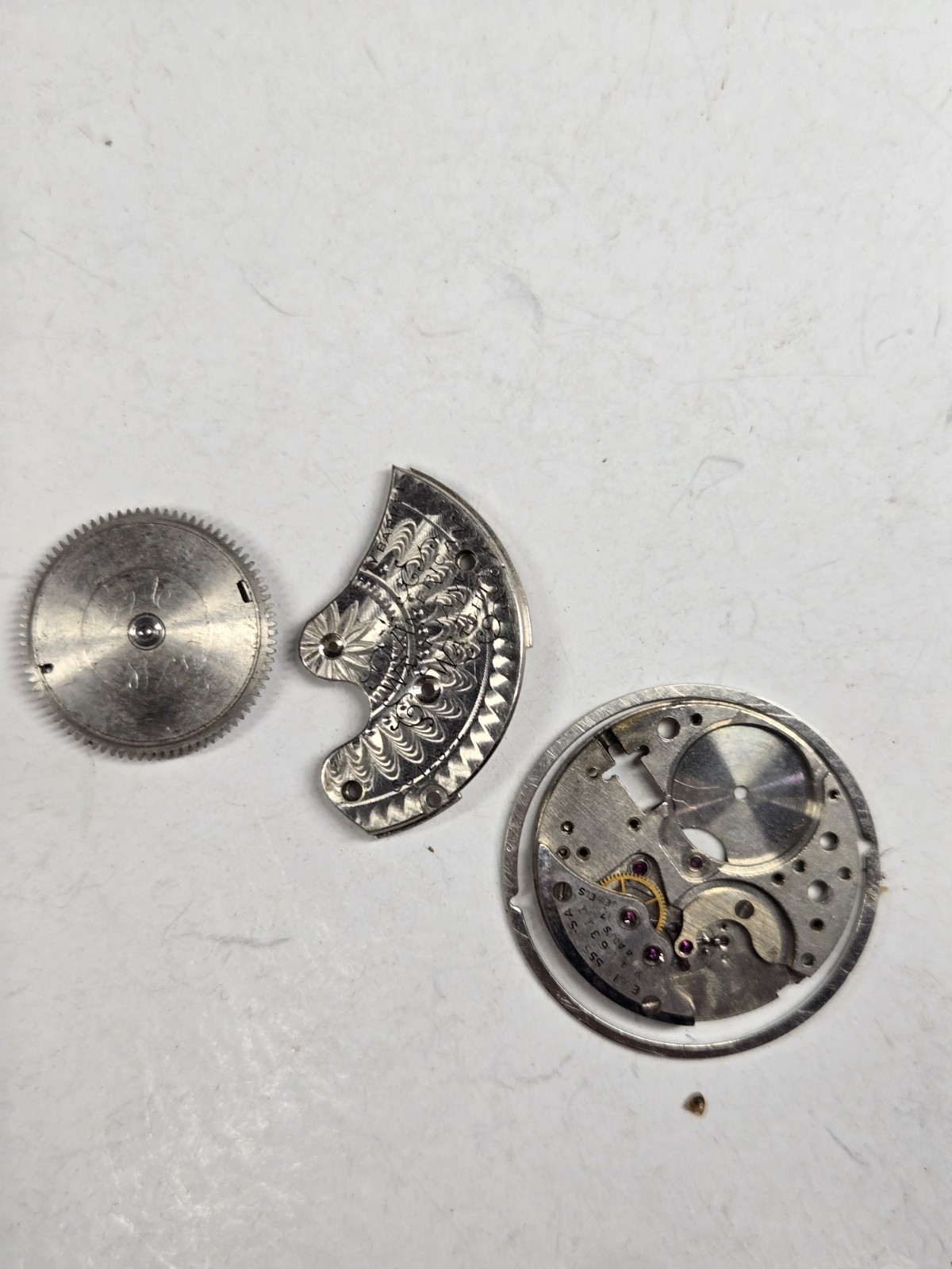 mens watch parts lot watchmaker pocket elgin 555 pilgram waltham bench sweeps