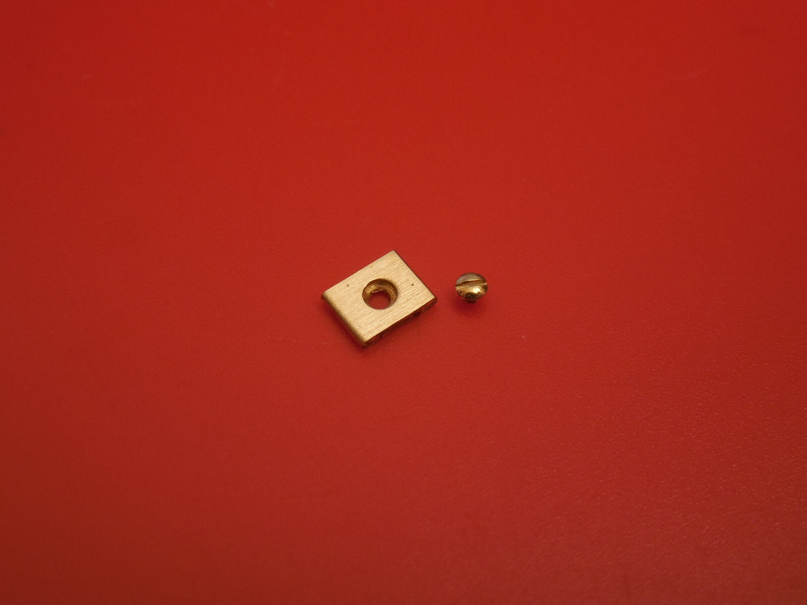 CONCORD SOLID 14K YELLOW SCREW & LOCK PLATE FOR MARINER BAND BRACELET 17MM LINK