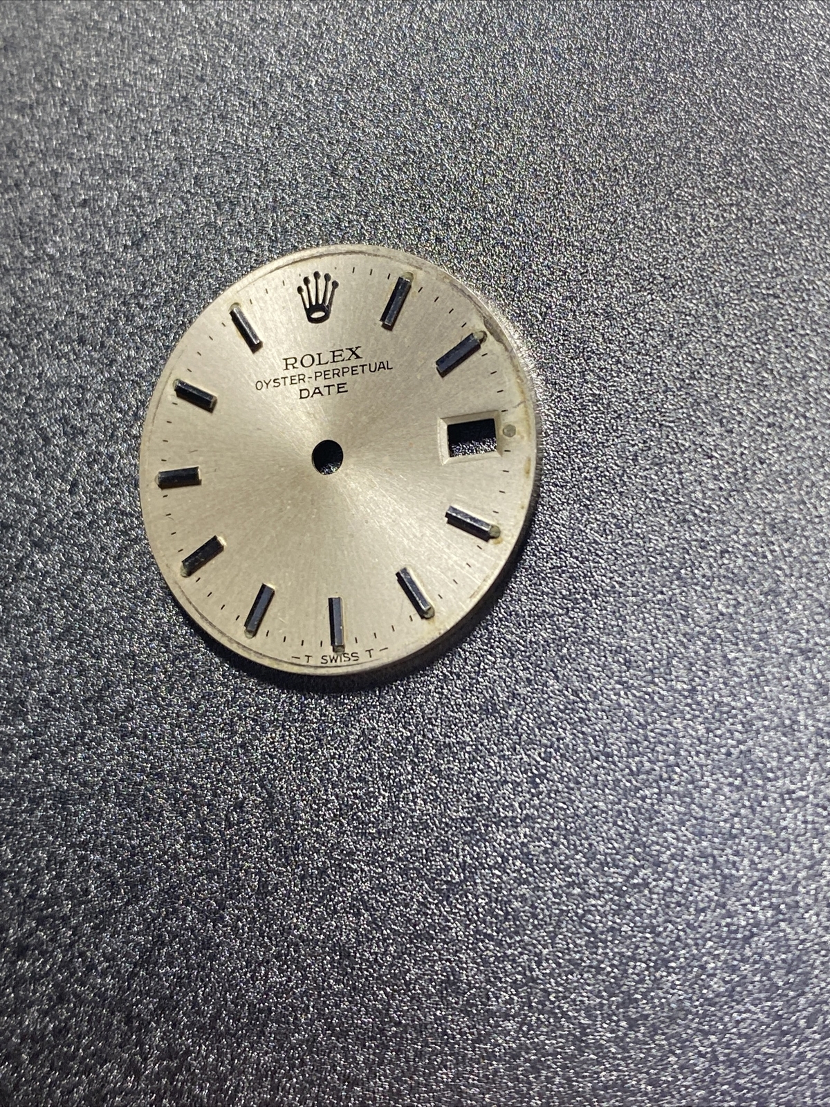 Old Genuine Rolex Silver Dial Date For Cal 6917 6517 6916 6516 #F