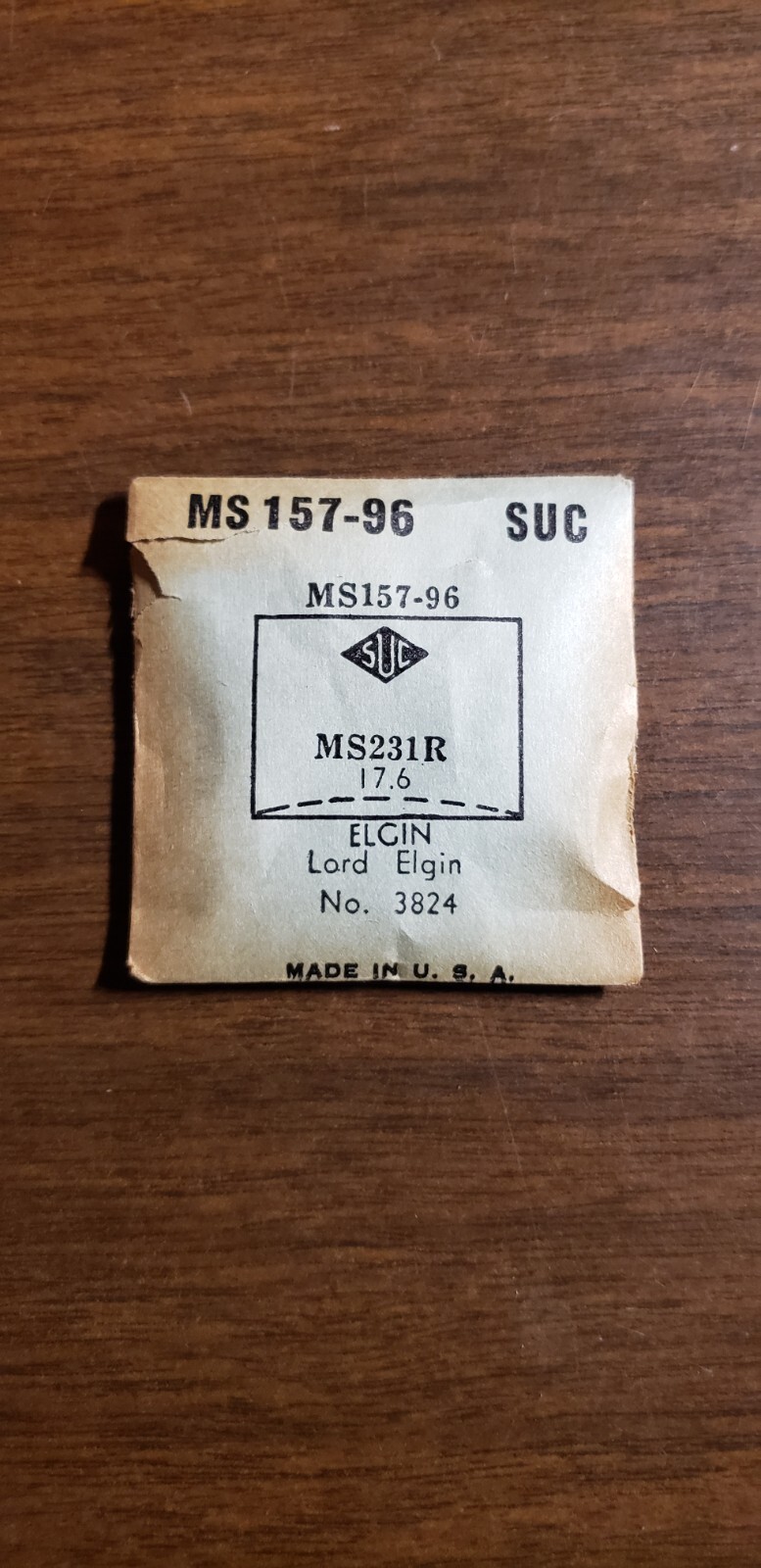 SUC – Standard Unbreakable watch Crystals – New in packaging