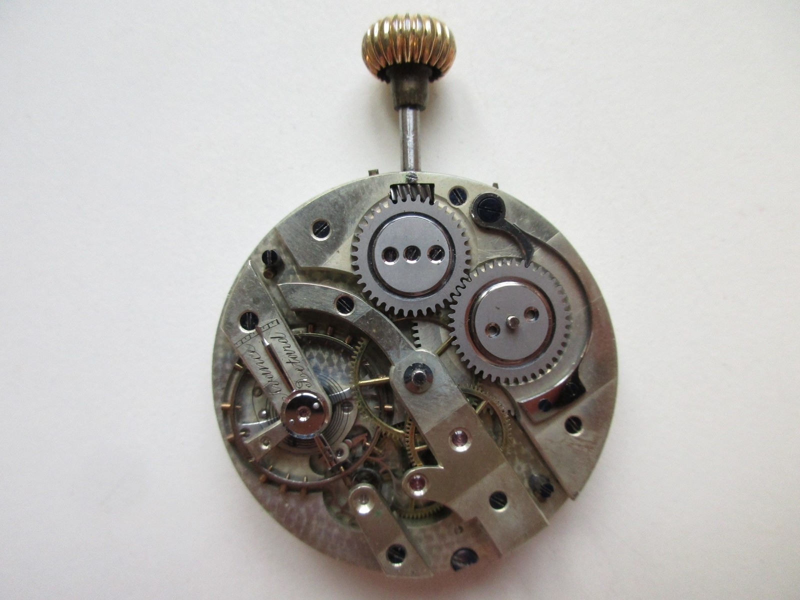 Pocket watch movement diam. 43.2 mm crown wind (at 12) & crown – running