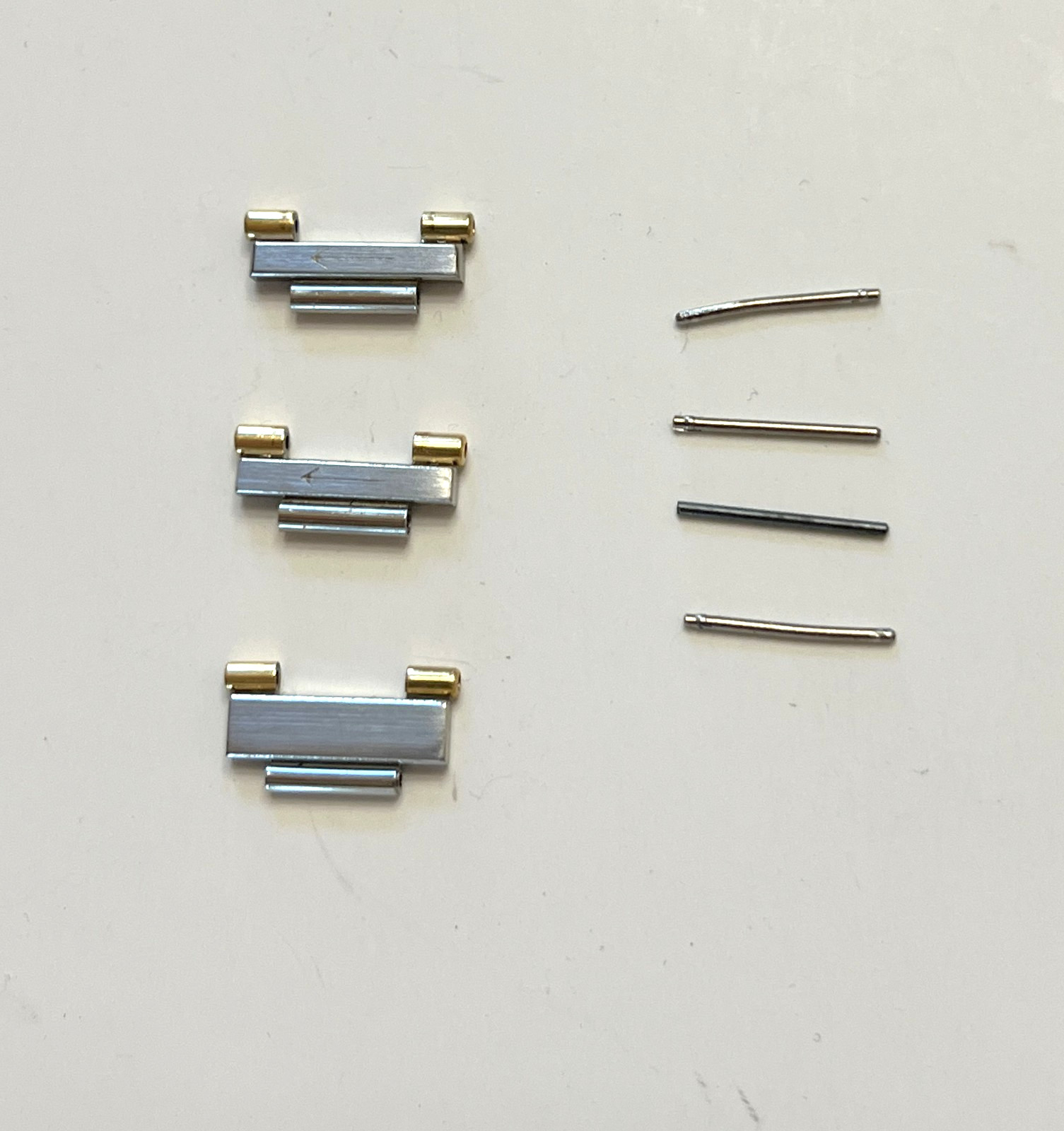 3 GENUINE OMEGA CONSTELLATION LADIES’ LINKS TWO-TONE LINKS SS & 18K GOLD – NEW!