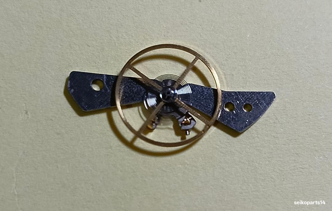 Genuine Used Balance Wheel W/ Balance Cock, Regulator Seiko Movement 6138 6139