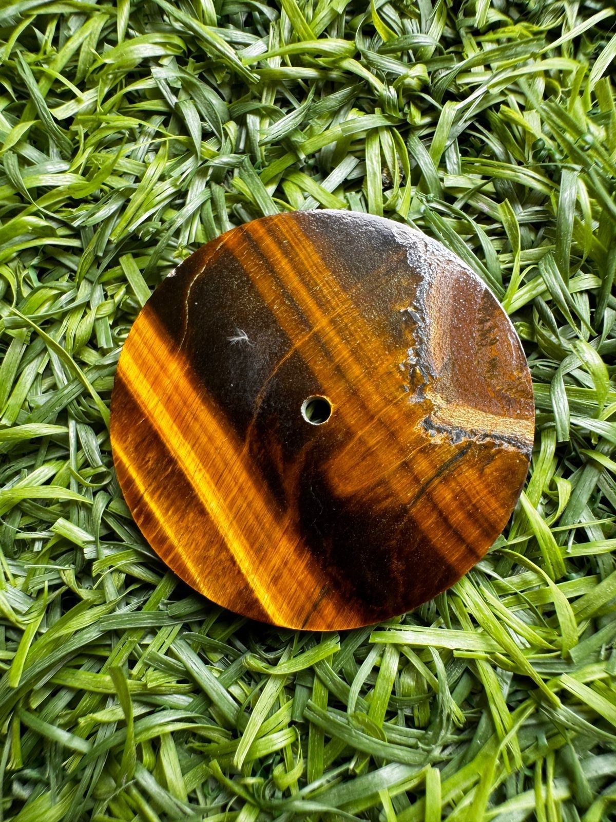 tiger eye Watch Dial Blank Handmade Dial for 31.5 mm-1.5 mm GMC-159w