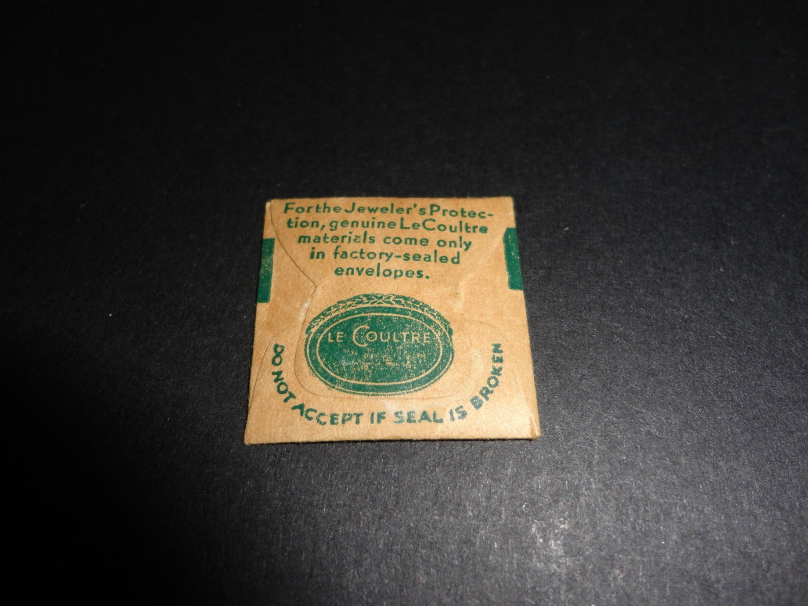 JAEGER LE COULTRE 815-311 #17 Upper Cap Jewel KIF Watch Part NOS