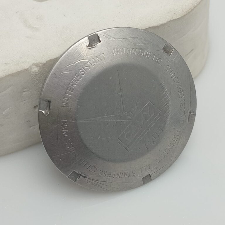 CAMY Geneve Automatic Ref 7609 Vintage Watch Back Case for Parts