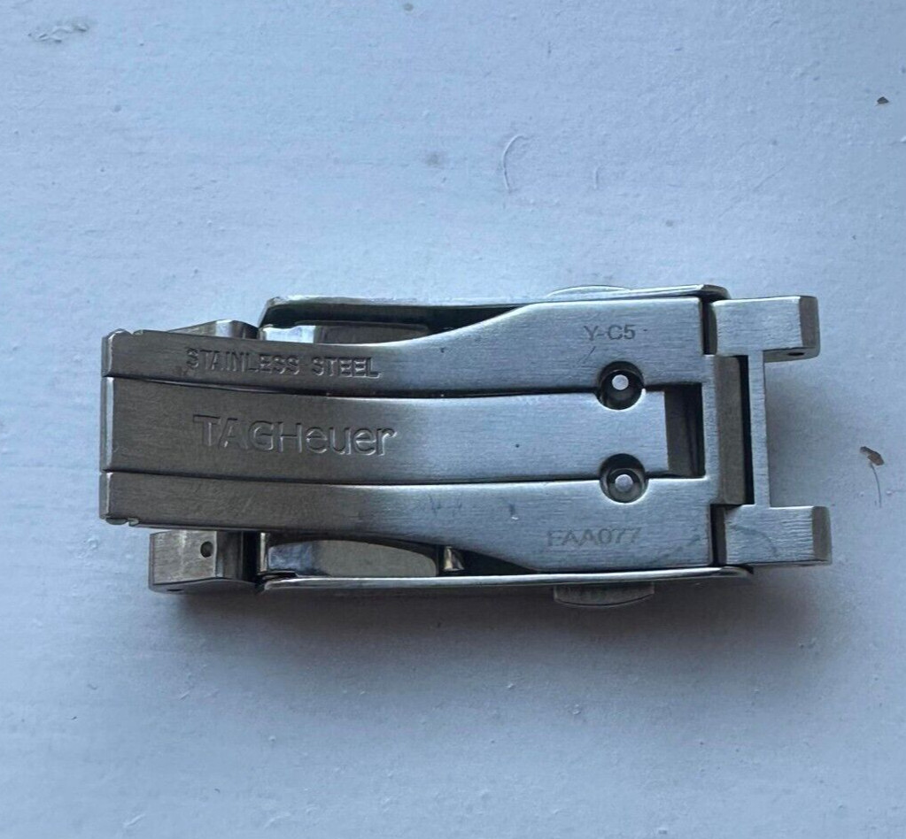 Genuine Tag Heuer Carrera Deployment Deployant Clasp Buckle Bracelet FAA077 18mm