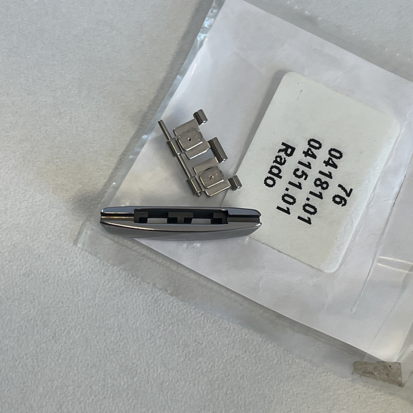 RADO ORIGINAL Watch Link 20mm GREY CERAMIC SINTRA SWISS MADE SEALED OEM