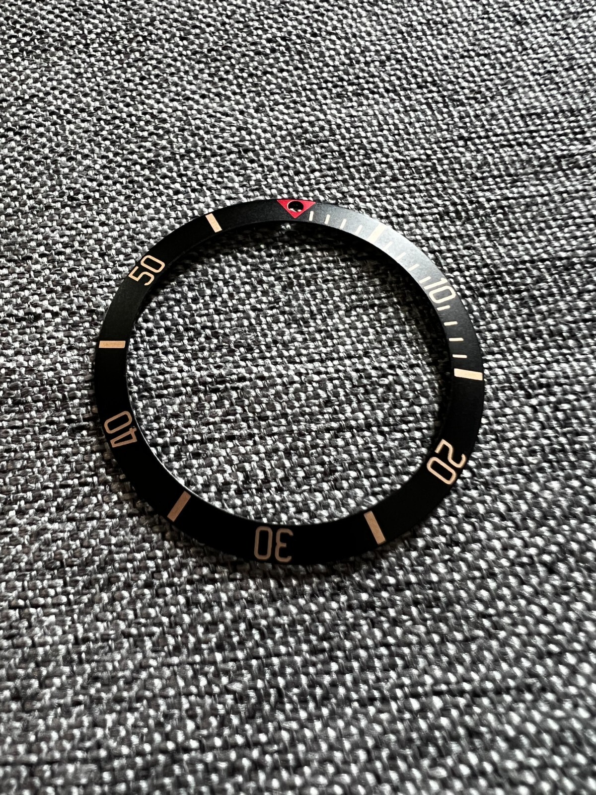 Original TUDOR HERITAGE BLACK BAY 58 GOLD M79030 BEZEL Aluminum