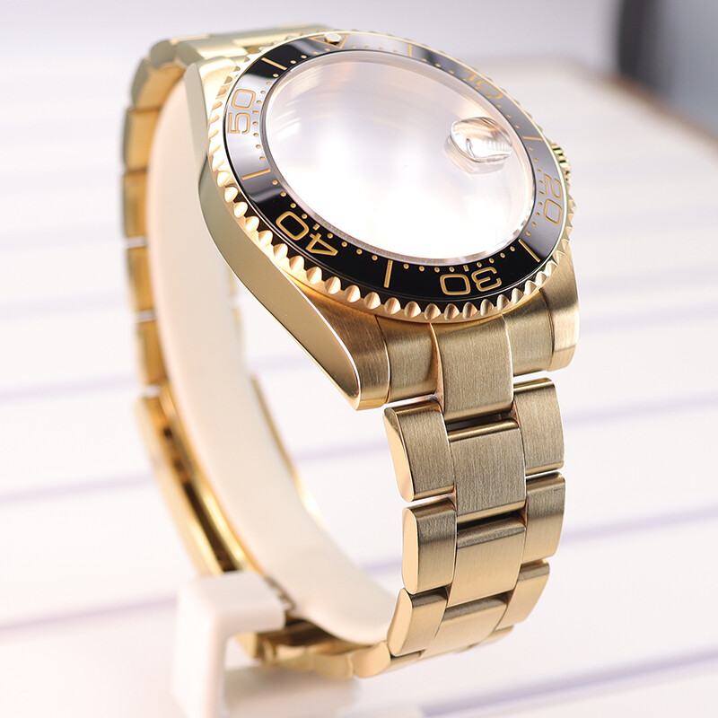 For Nh35/36 8215 2824 Movement 40mm Diver Watch Case Oyster Strap Sapphire Glass