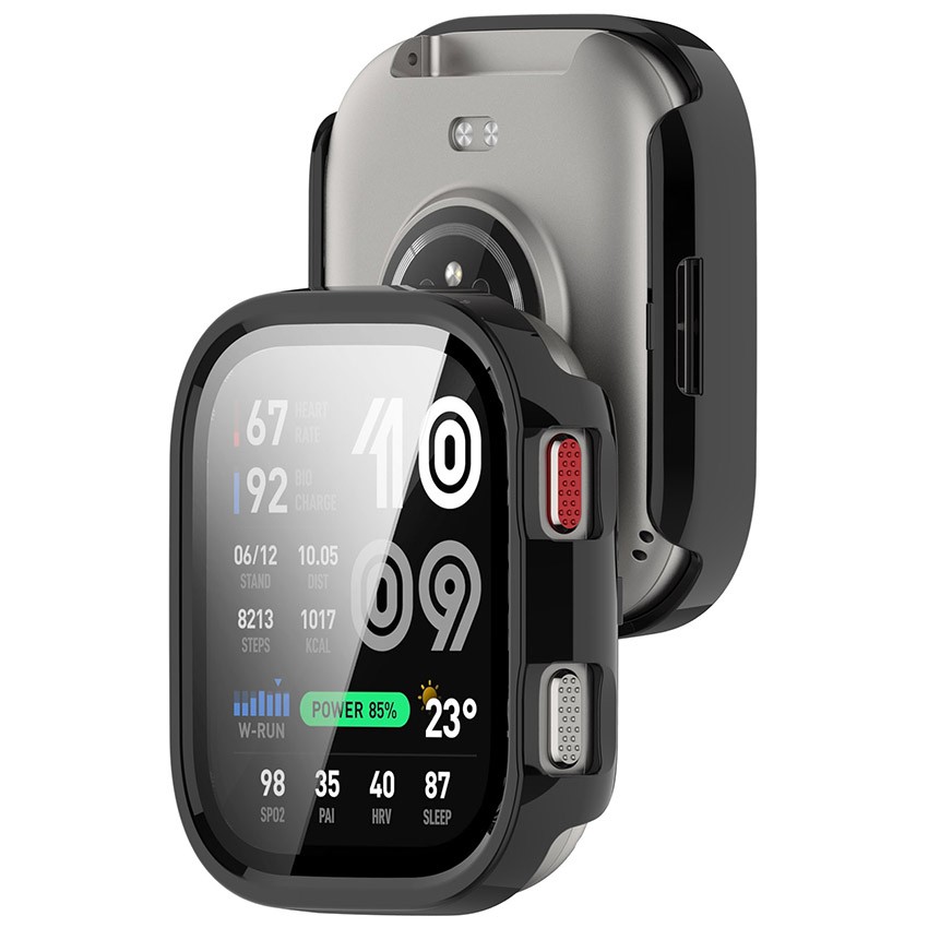 PC + Tempered Glass Protective Film Watch Case Armor for Amazfit Bip Max (A2568)