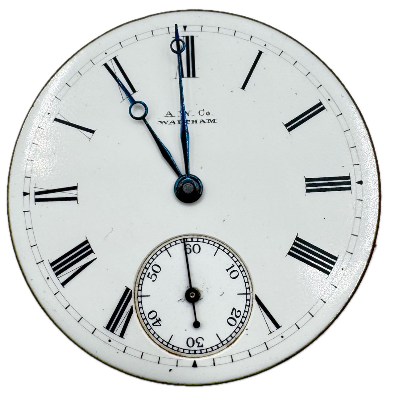 Antique 14s 1891 Waltham 7j Mechanical Open Face Pocket Watch Movement 8 USA