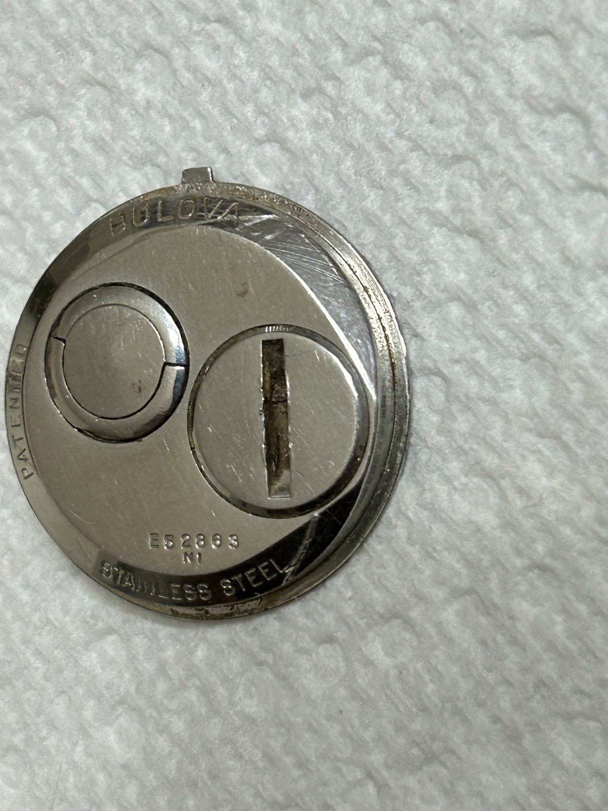 Accutron 214 Stainless Case Back Cover