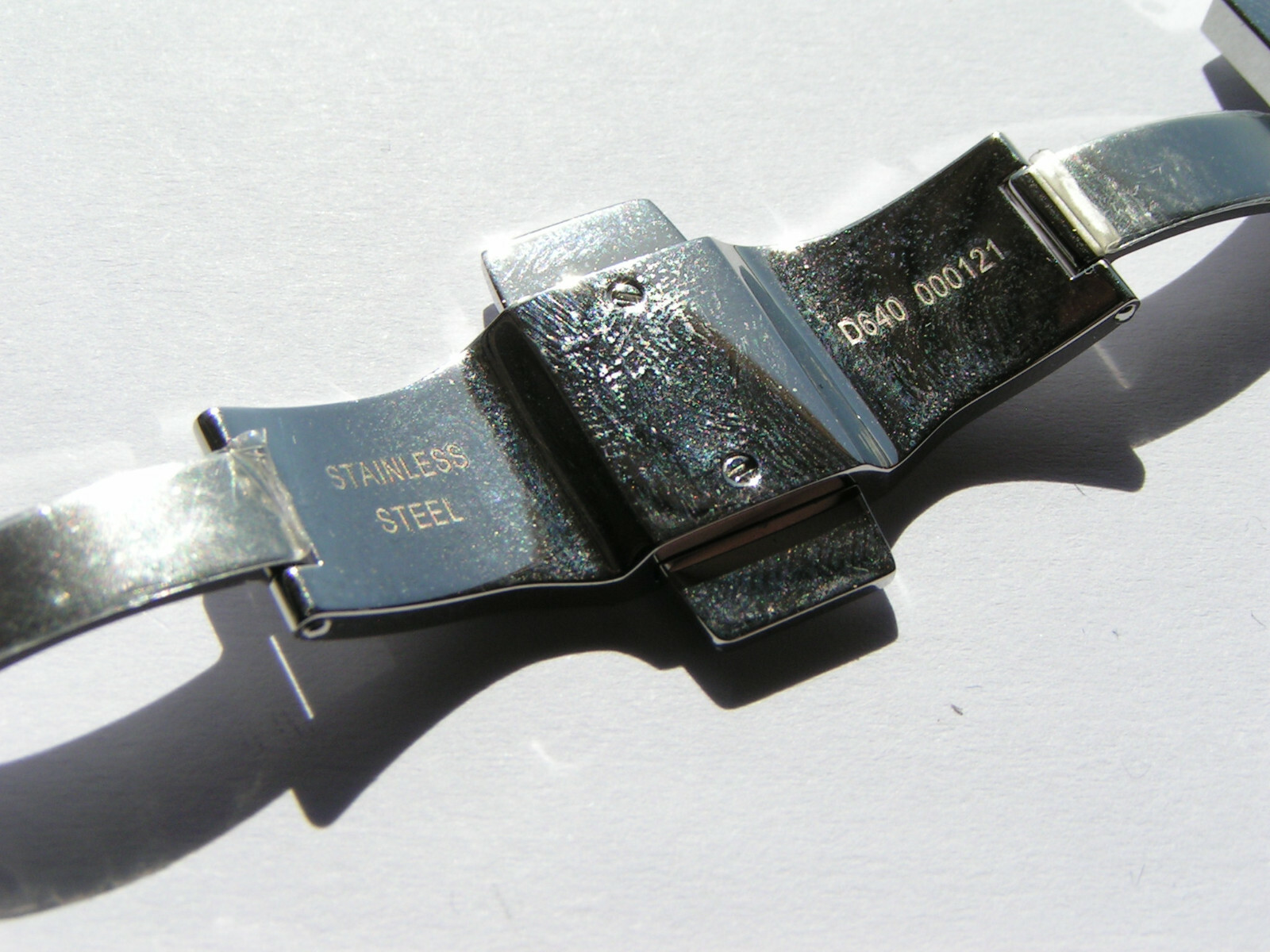 UNION GLASHÜTTE SA D640 000121 Steel 18mm Deployment Deployant Clasp Buckle I520