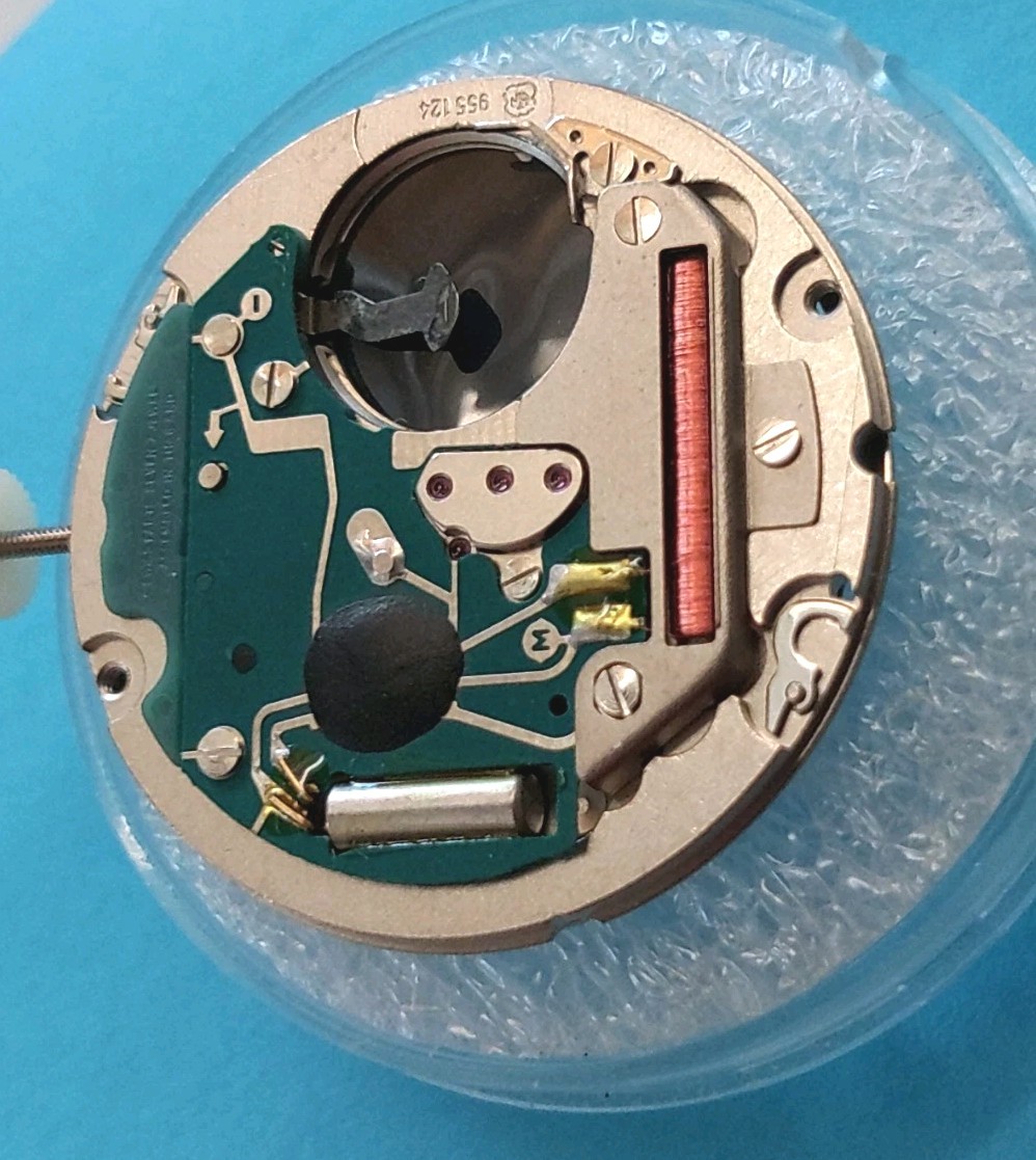 NOS ETA 955.124 Quartz Movement, DayDate@3. 11.5″‘. Set,Runs,Keeps Time 24Hrs.