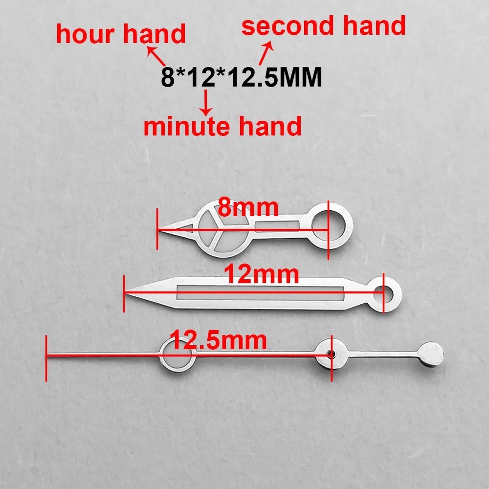 Watch Hands Luminous For NH35 NH36 Movement Mechanical Mod Parts Replacement
