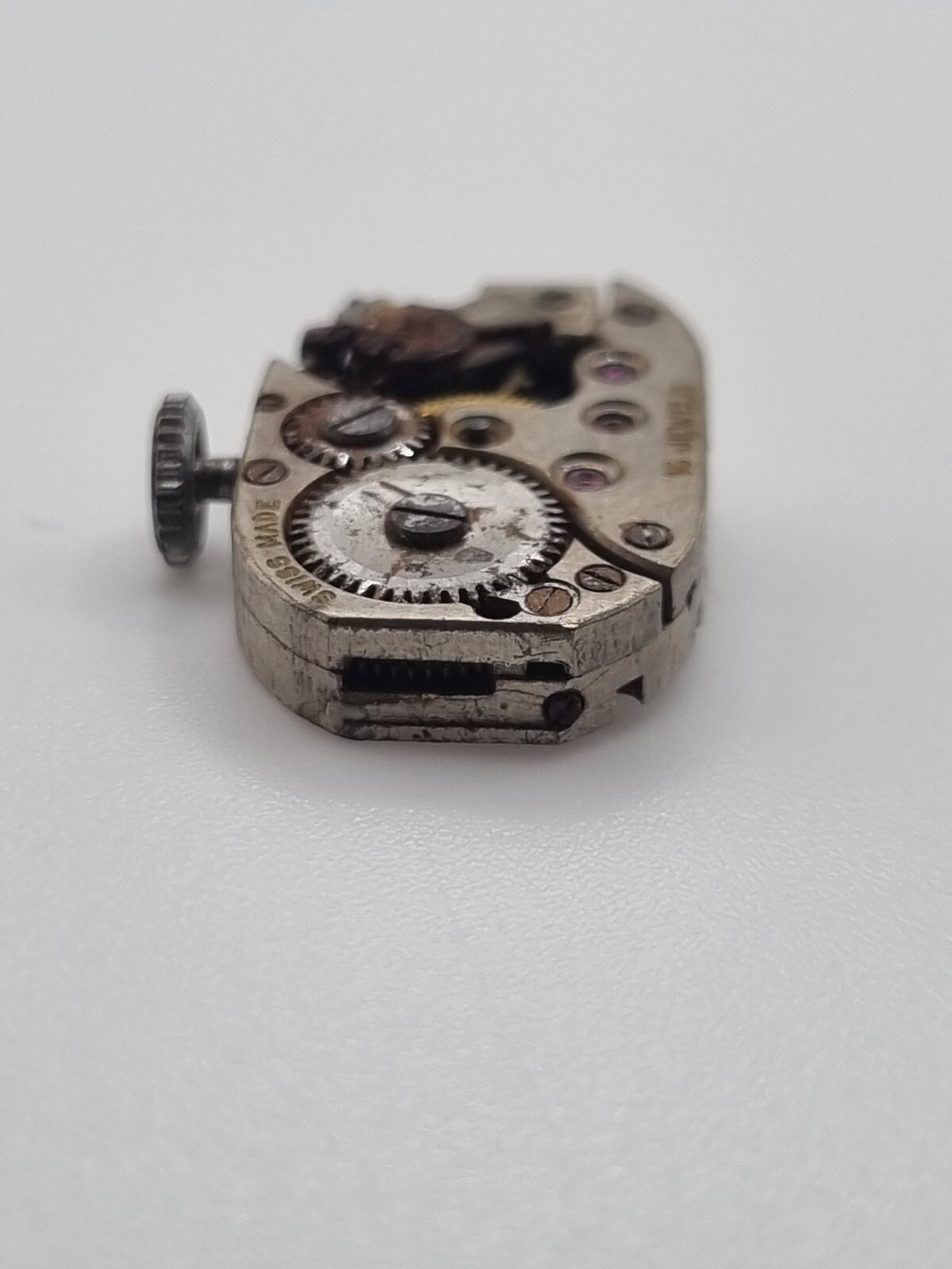 AS 475 54510 Manual Wind Watch Movement 16 Jewels Swiss Made Untested Repair