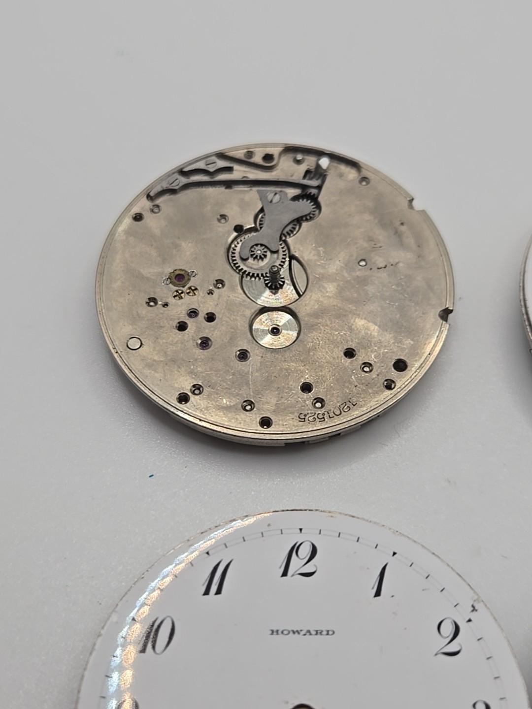 Lot Of 4 Antique E Howard Pocket Watch Movements 12s For Repairs