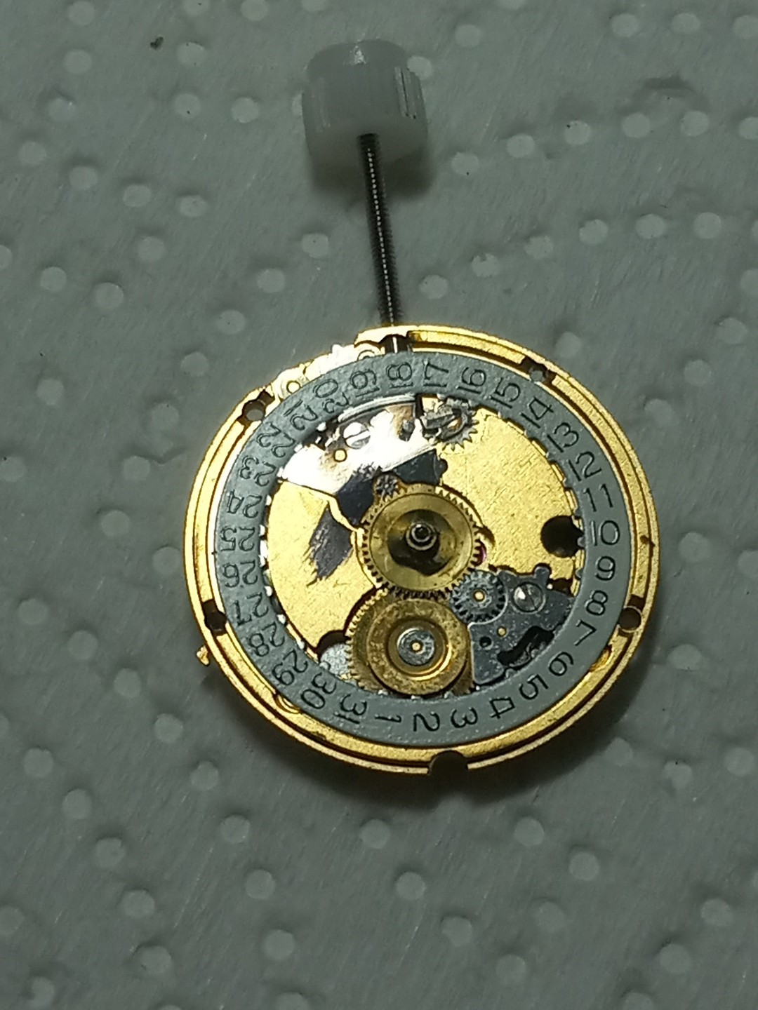 Tiffany & Co. Watch Movement 956112 Swiss Made With Stem For Parts / AS IS
