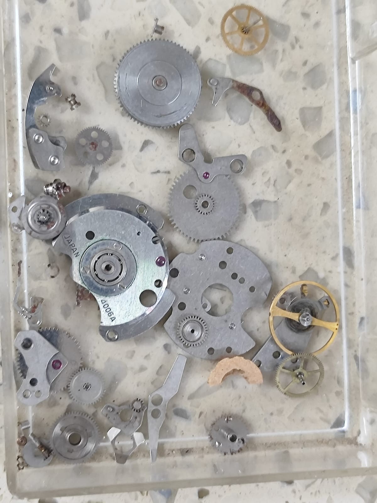 Vintage Seiko Bell Matic Alarm 4006A Incomplet movement Not Work For parts Y