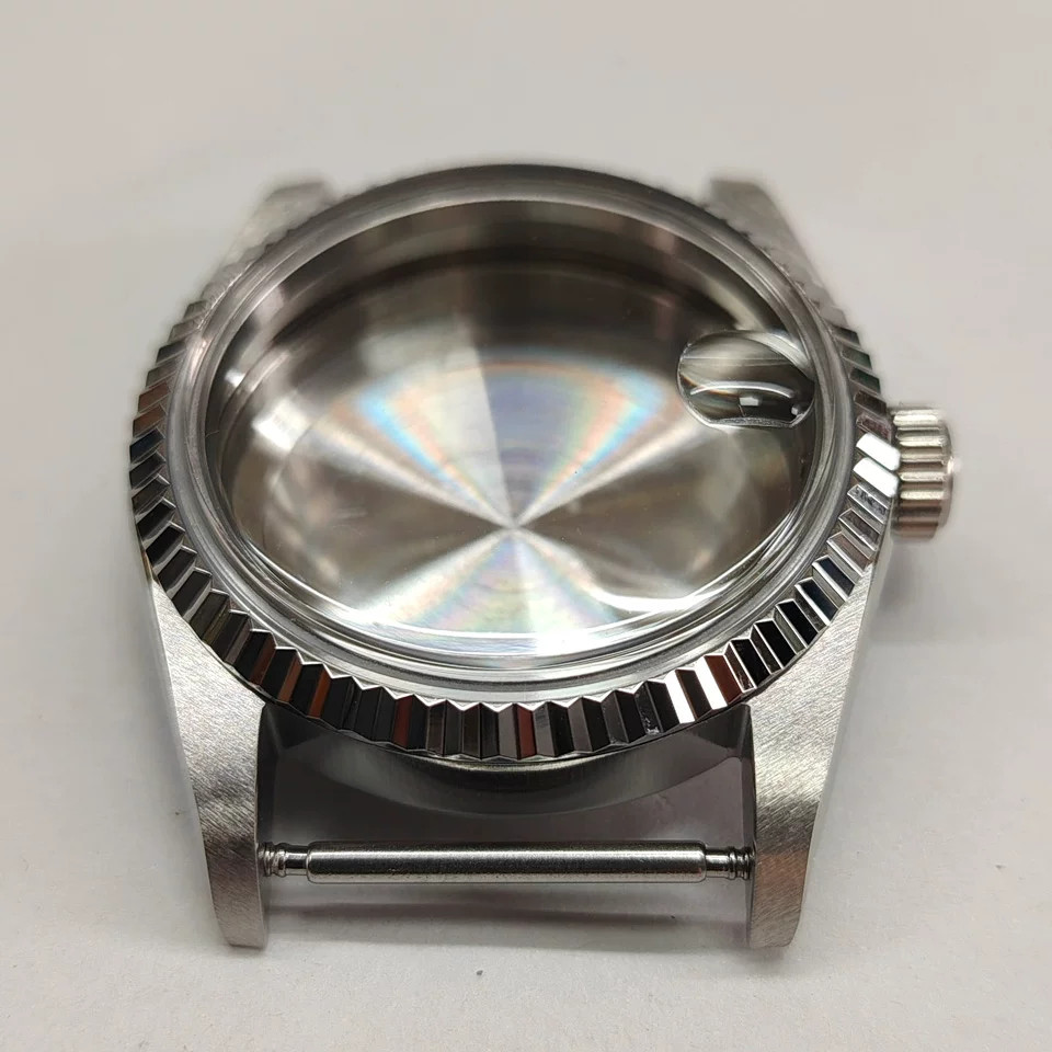 36mm Stainless Watch Case Acrylic Glass For Nh35 Nh36 4R Movement 28.5-29mm Dial