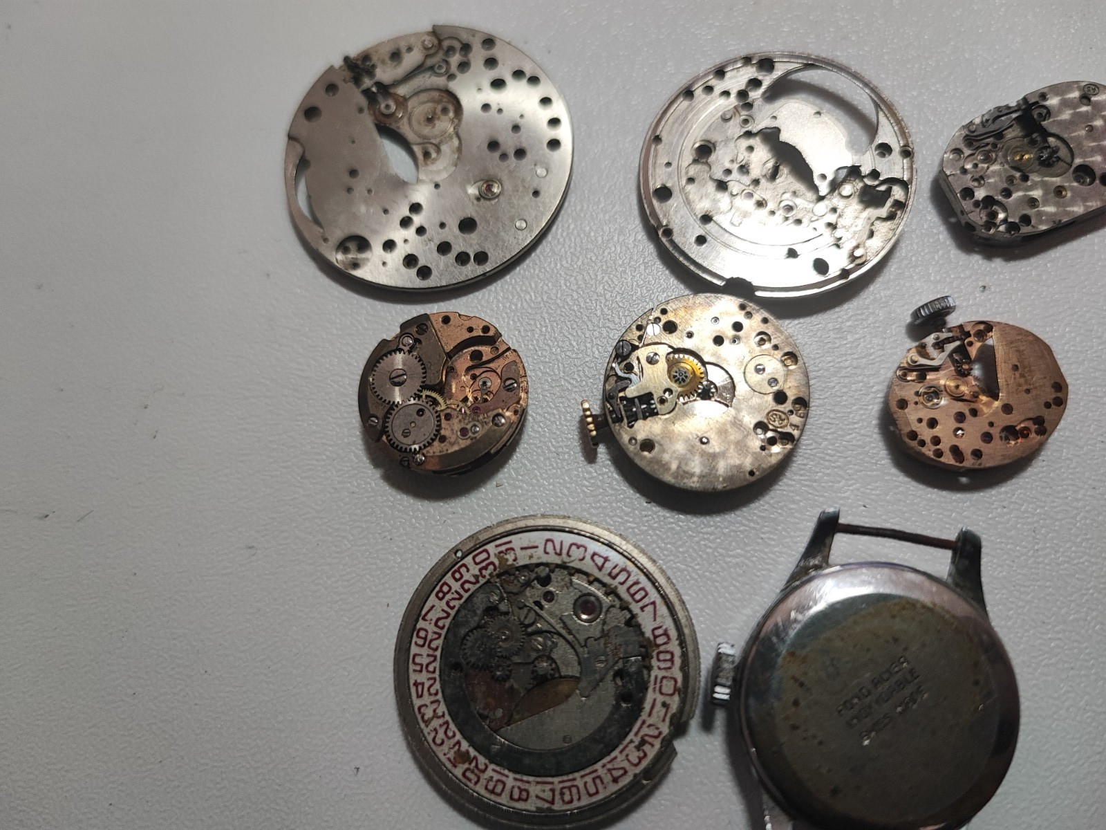 mix AS Watch Main Plate movement lot as 1791/93 AS 1726 AS 1677 AS 46 others