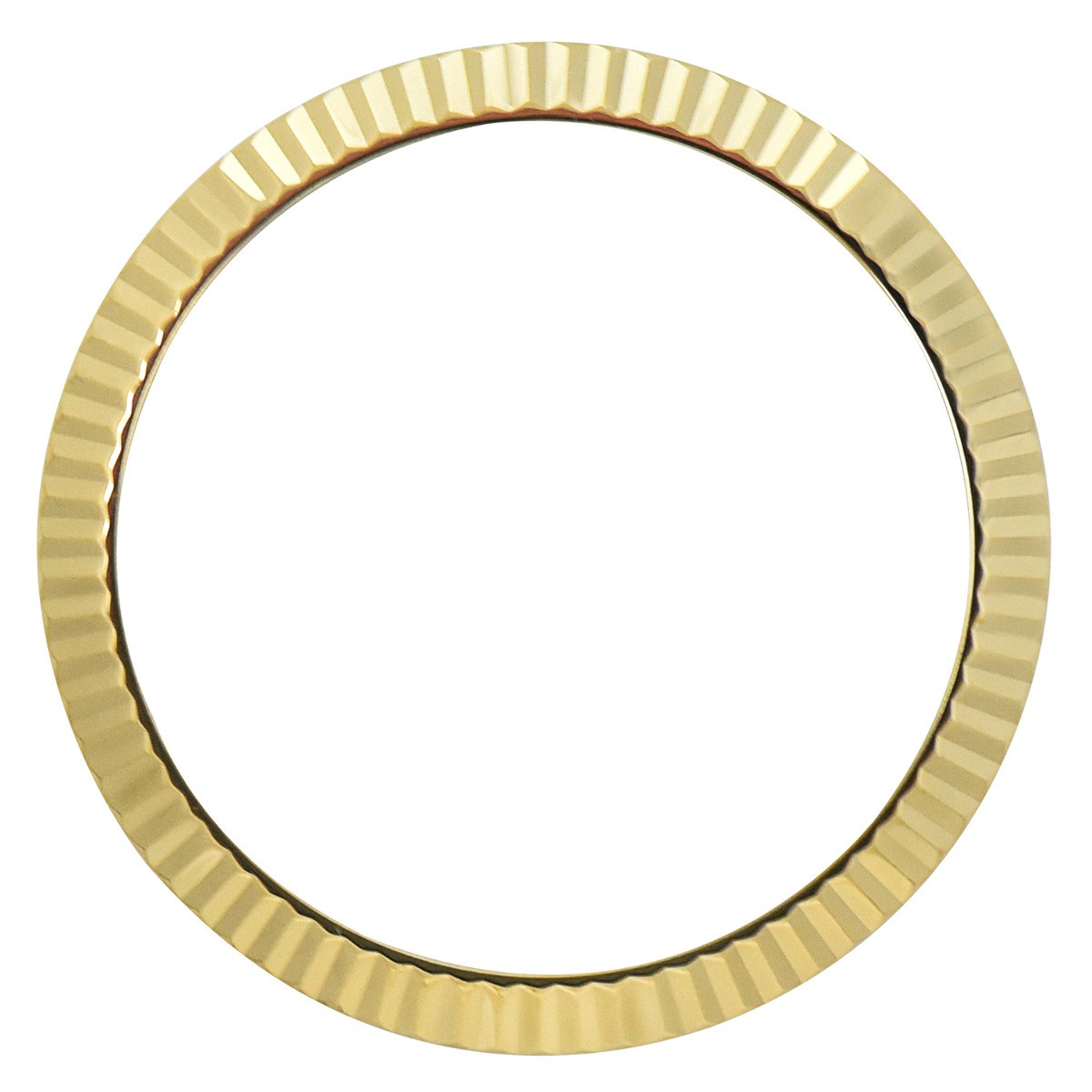 FLUTED BEZEL FOR ROLEX DATEJUST 41 AND DAYDATE 40MM 126303 228238 GOLD PLATED