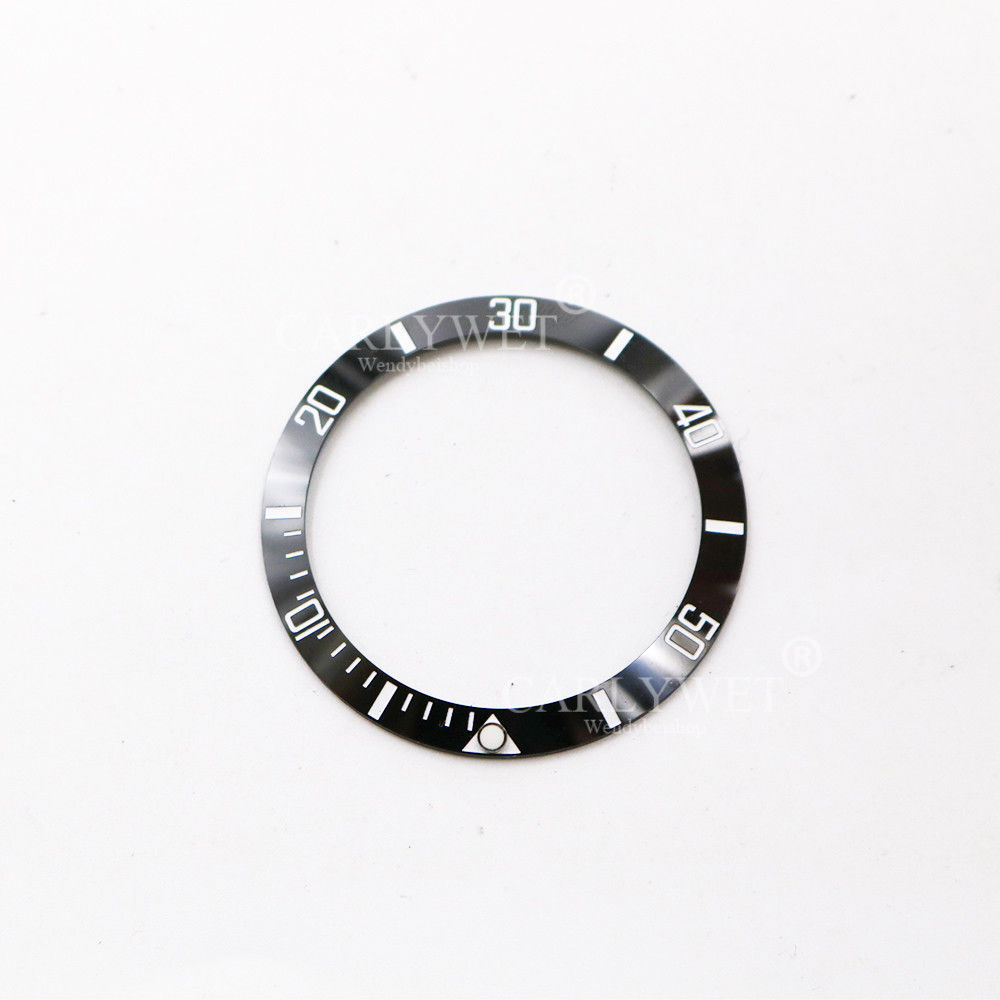 Black/White Ceramic Bezel 38mm Insert For Rolex Submariner GMT 40mm 116610 LN
