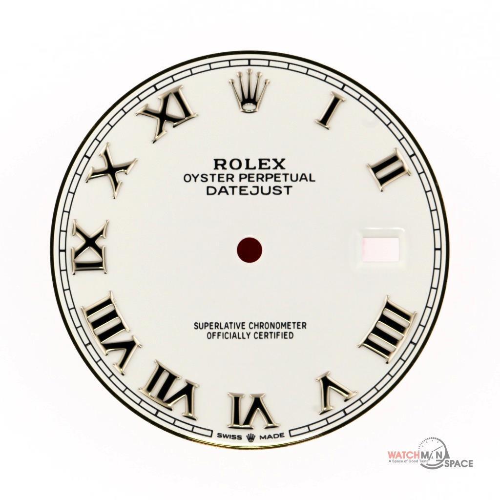 Original Men’s Rolex Datejust 41 126334 126300 White Roman Dial S/S #B62