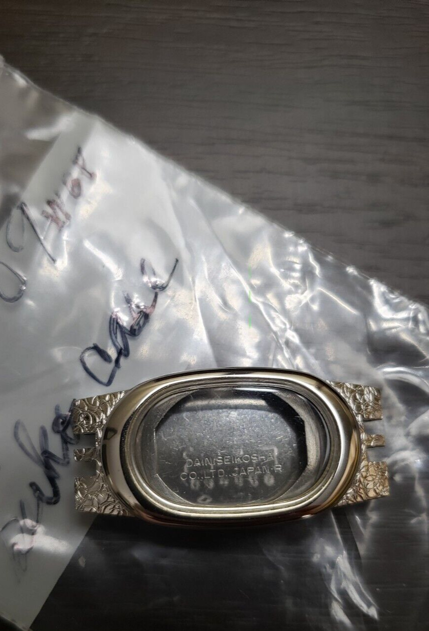 NEW Vintage 70’s Seiko Seikosha Watch Ladies Case w/ Crystal Silver XLT 11-8309