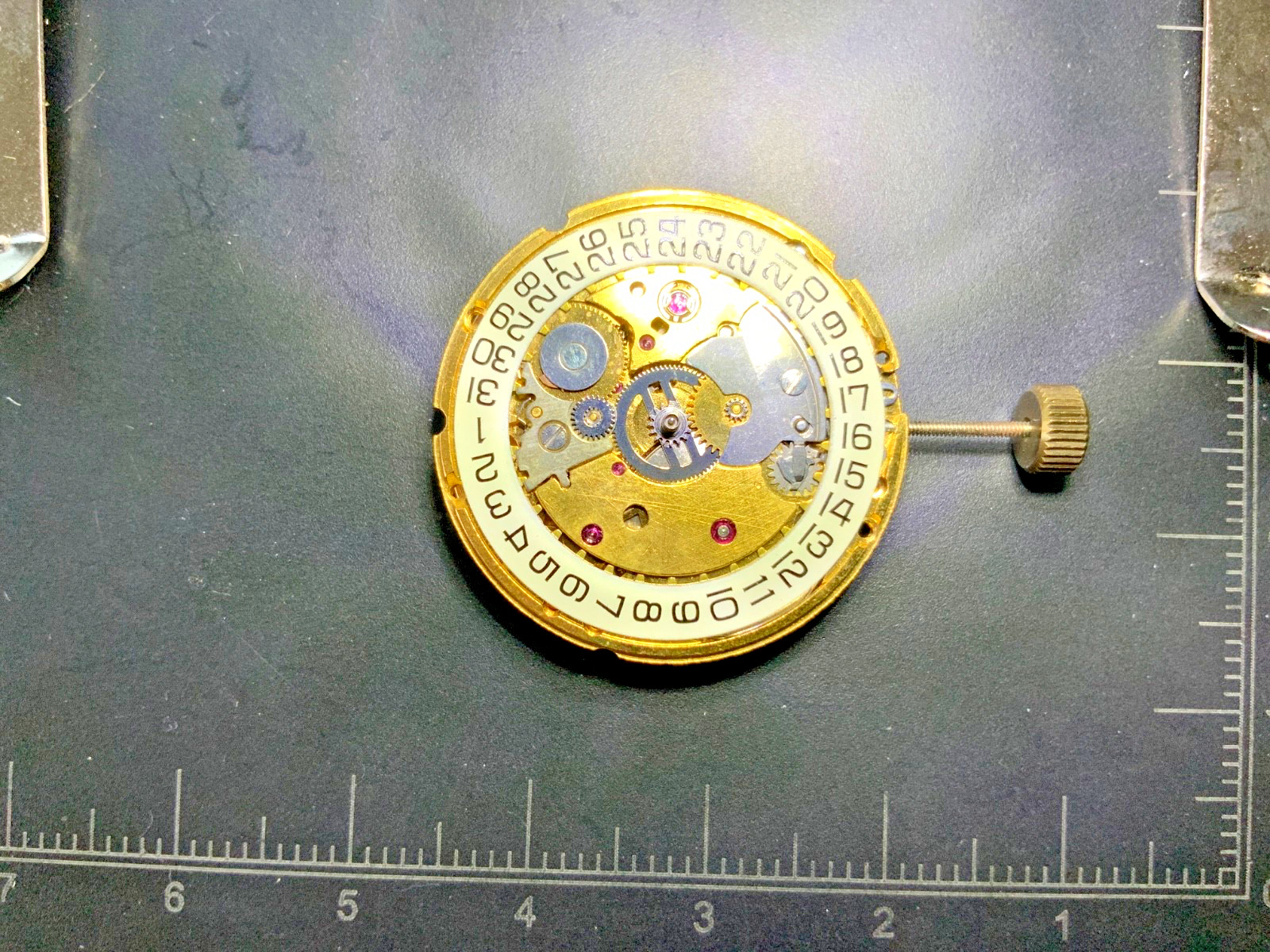 ETA 2824-2 – Y3 automatic watch movement – Garrard – Gold plated