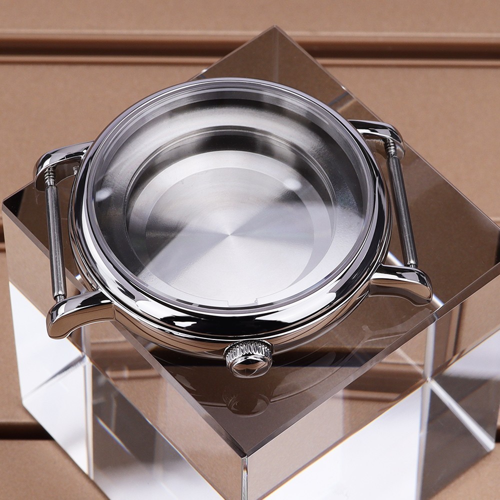 For Eta 2824 PT5000 Movement 40mm Polished Watch Case 316L Stainless Steel 10ATM