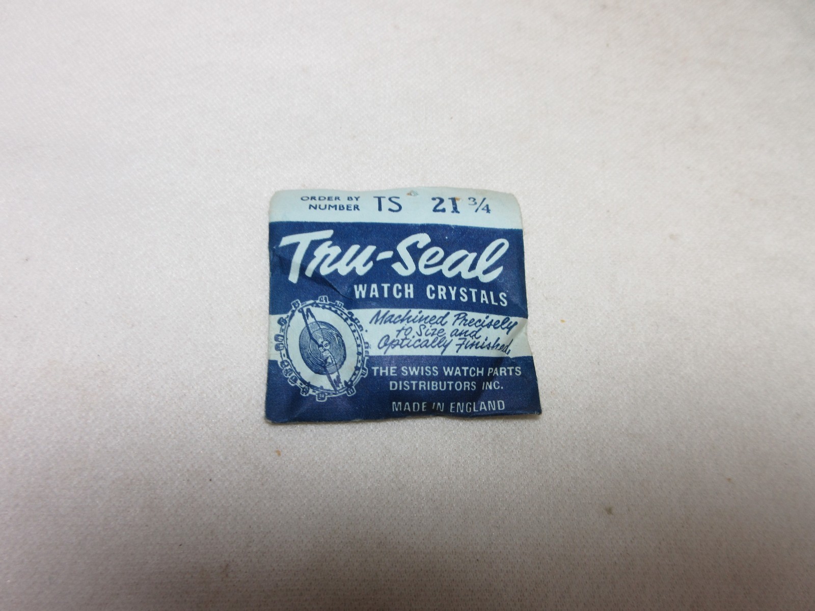 TRU-SEAL WATCH CRYSTAL TS 21 3/4 WATCHMAKER REPLACEMENT PART #234